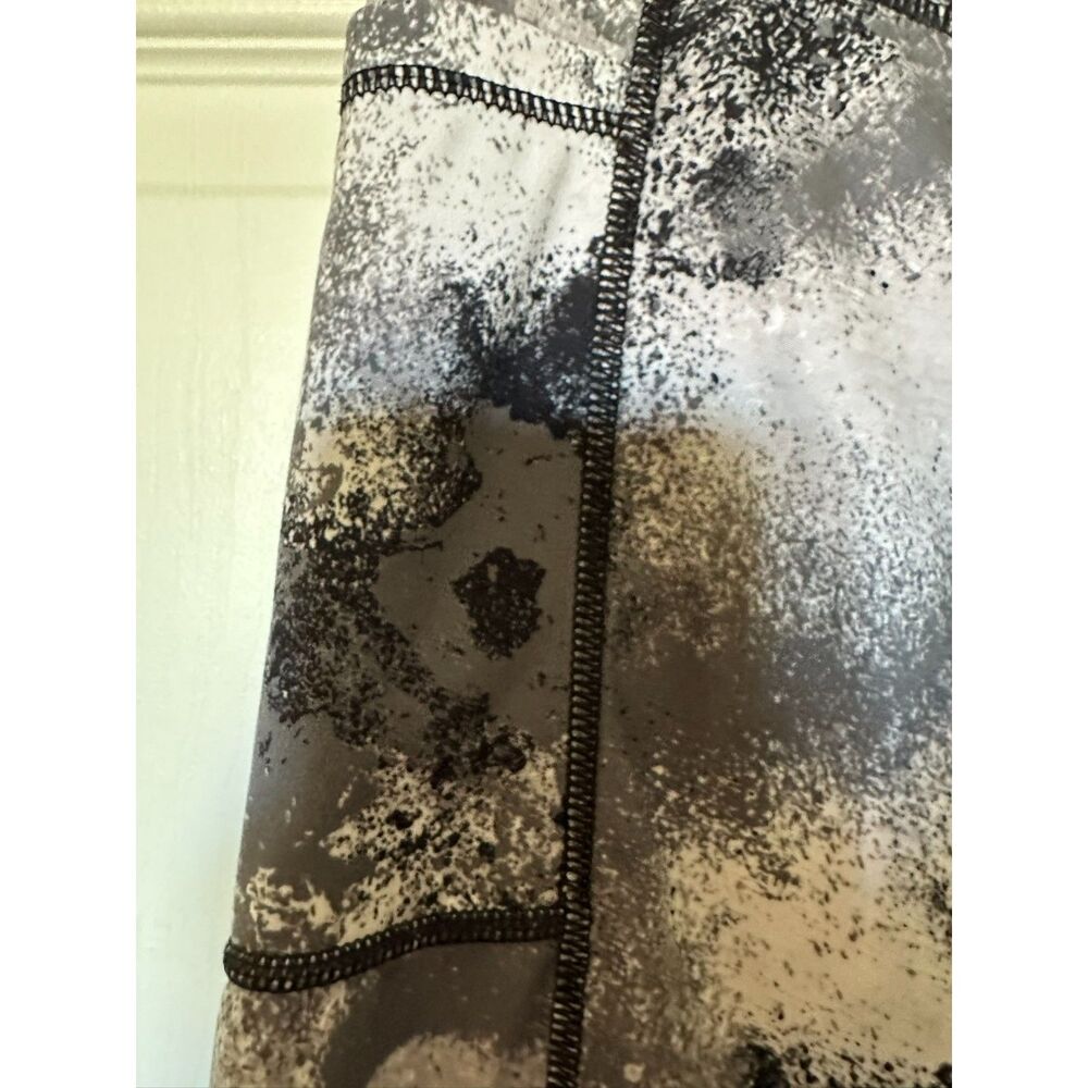 Women Reebok Tie‑Dye Joggers – Black/Gray/White – Athletic Pants Size M - Picture 3 of 7